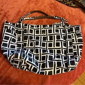 Tote bag black and white